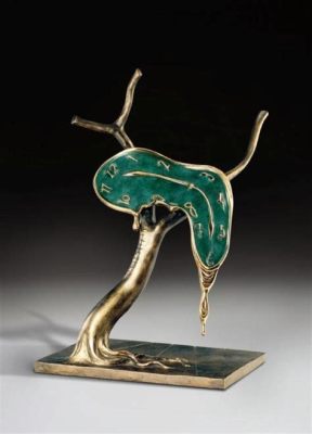 Le Souffle du Temps, Sculpture Délirante et Éphémère en Bronze Oxidé!